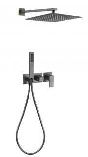 Душевая система скрытого монтажа Grocenberg GB5080BG с Картриджем Kerox (Венгрия) Графит